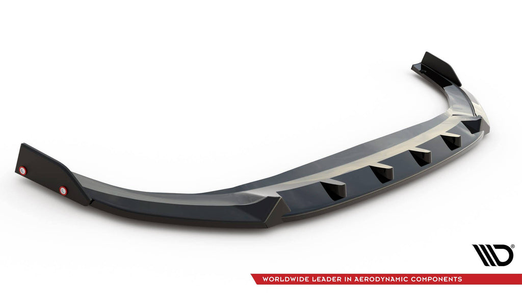 Splitter delantero V.2 + flaps para Volkswagen Golf GTI / GTE / R-Line Mk8 Facelift