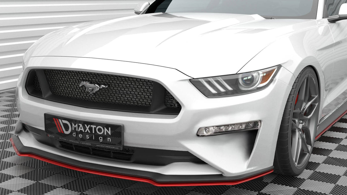 Splitter delantero V.2 para Ford Mustang Mk6 Facelift