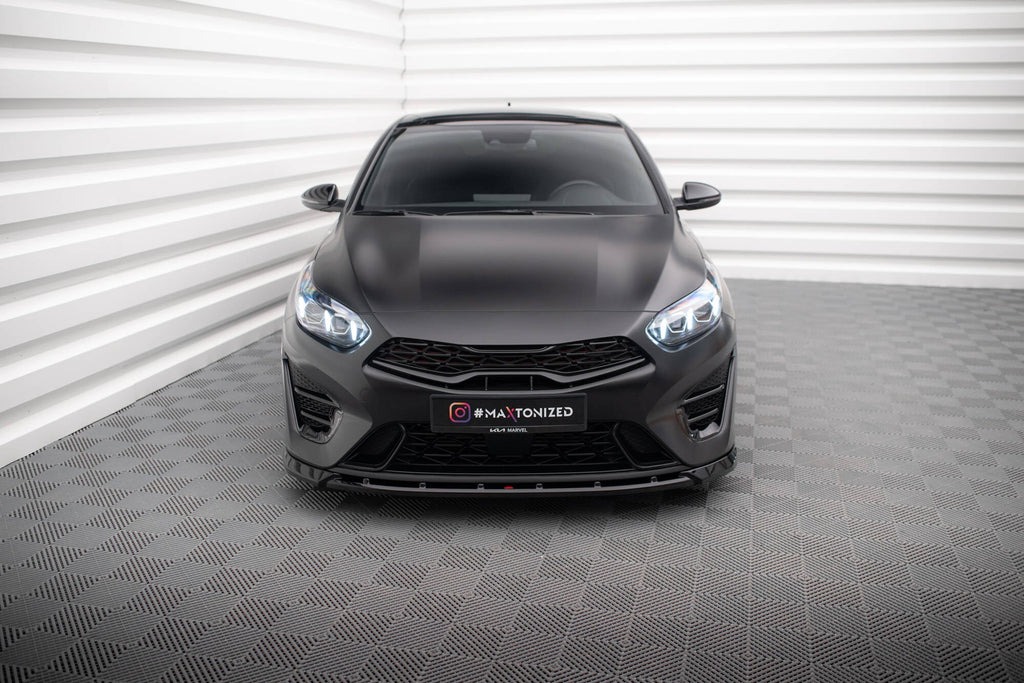 Splitter delantero V.2 para Kia Proceed GT Mk3 Facelift / Ceed GT / GT - Line Mk1 Facelift