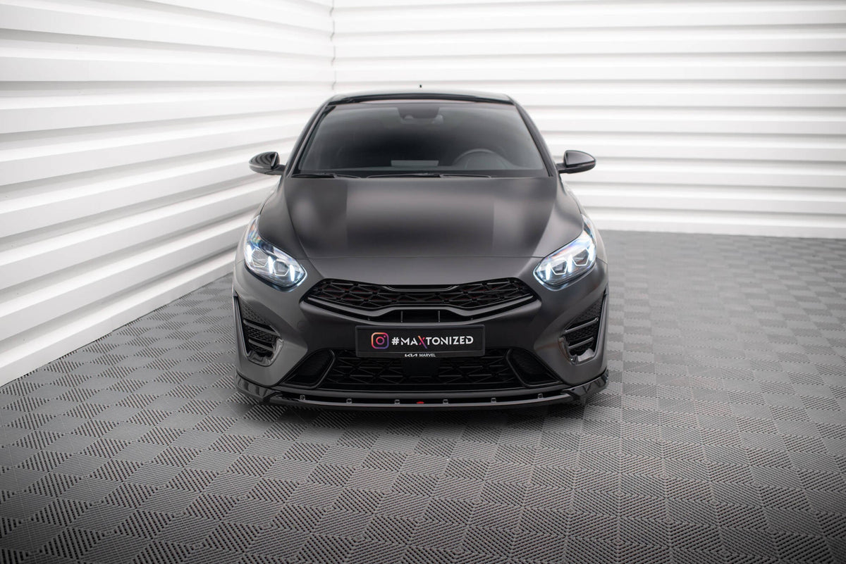 Splitter delantero V.2 para Kia Proceed GT Mk3 Facelift / Ceed GT / GT - Line Mk1 Facelift