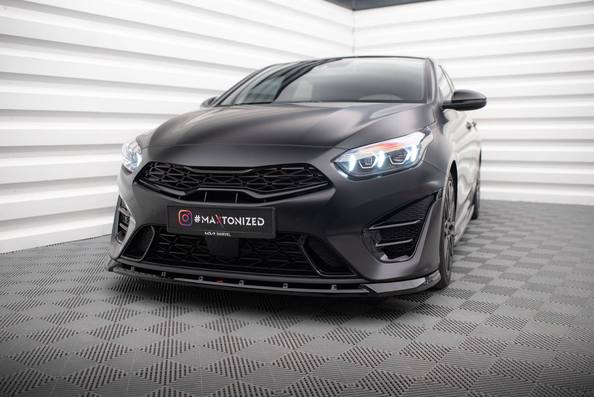 Splitter delantero V.2 para Kia Proceed GT Mk3 Facelift / Ceed GT / GT - Line Mk1 Facelift