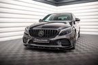 Splitter delantero V.2 para Mercedes-Benz C AMG Line Sedan / Coupe / Estate W205 / C205 / S205 Facelift