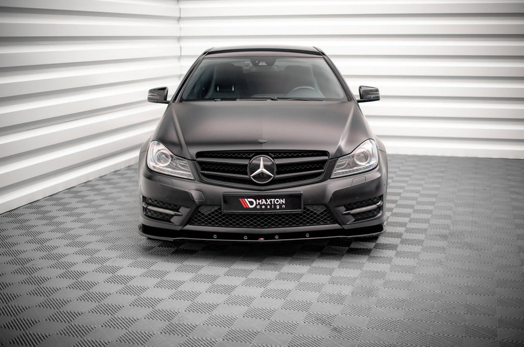 Splitter delantero V.2 para Mercedes-Benz C Coupe / Sedan / Estate AMG-Line C204 / W204 Facelift / S204 Facelift