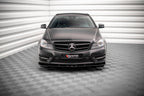 Splitter delantero V.2 para Mercedes-Benz C Coupe / Sedan / Estate AMG-Line C204 / W204 Facelift / S204 Facelift