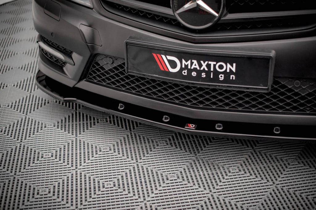 Splitter delantero V.2 para Mercedes-Benz C Coupe / Sedan / Estate AMG-Line C204 / W204 Facelift / S204 Facelift