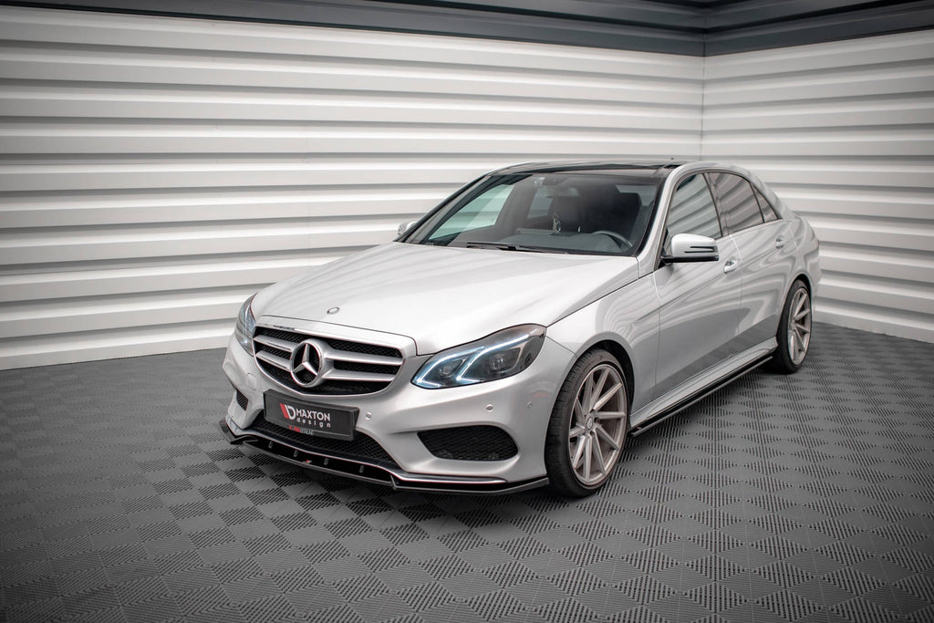 Splitter delantero V.2 para Mercedes-Benz E AMG-Line Sedan W212 Facelift