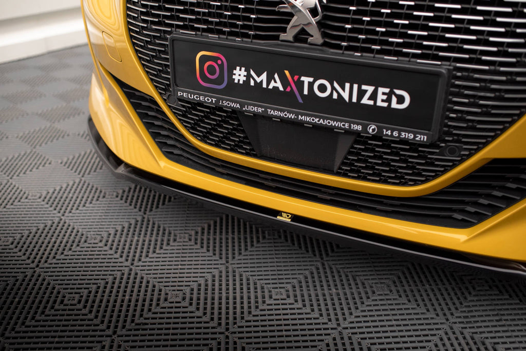 Splitter delantero V.2 para Peugeot 208 GT Mk2