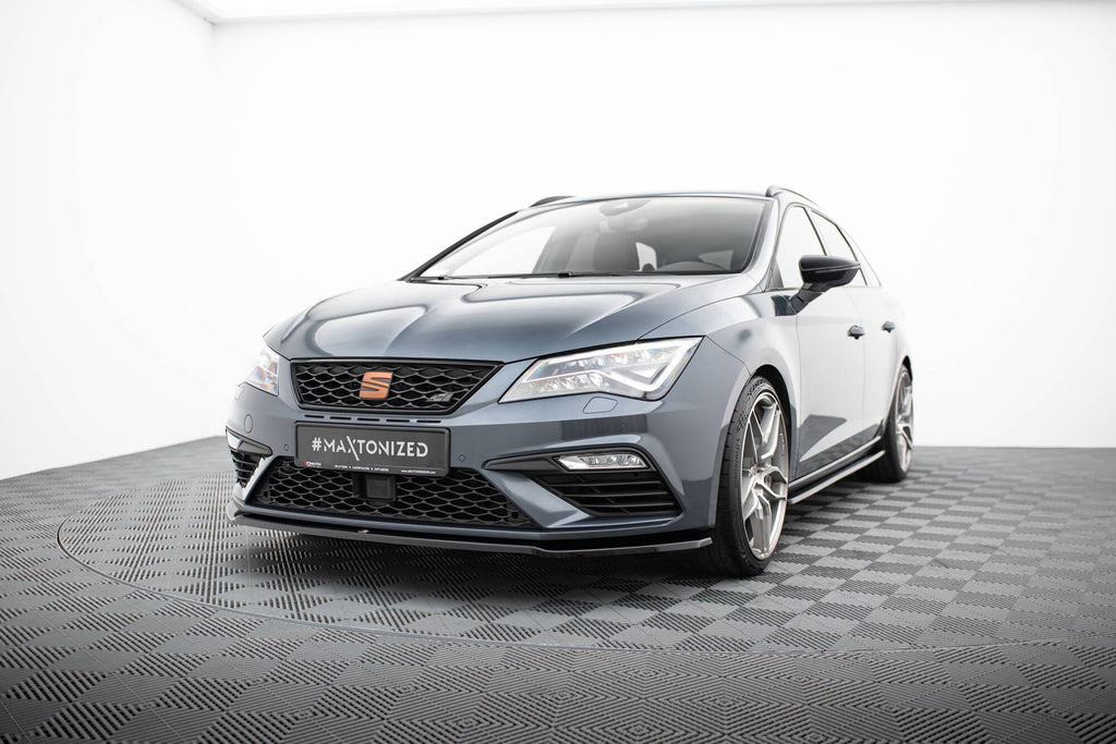 Splitter delantero V.2 para Seat Leon Cupra / FR Mk3 Facelift