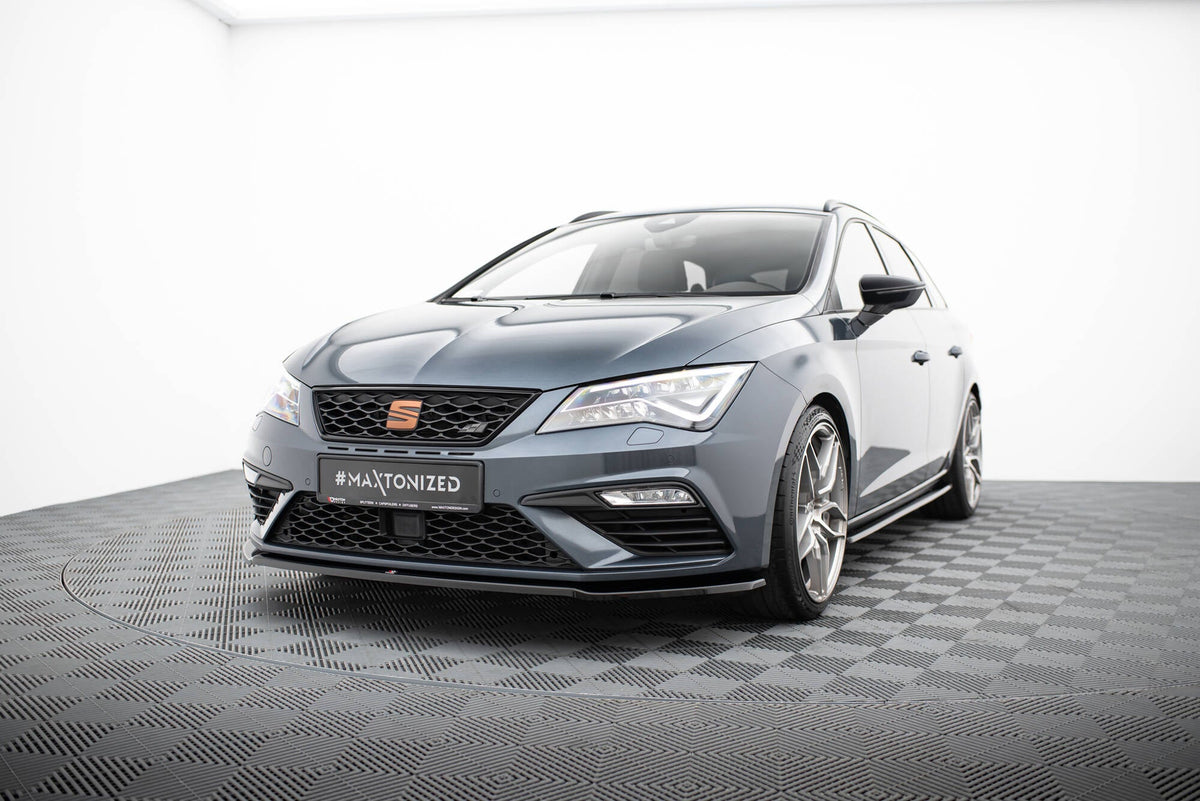 Splitter delantero V.2 para Seat Leon Cupra / FR Mk3 Facelift