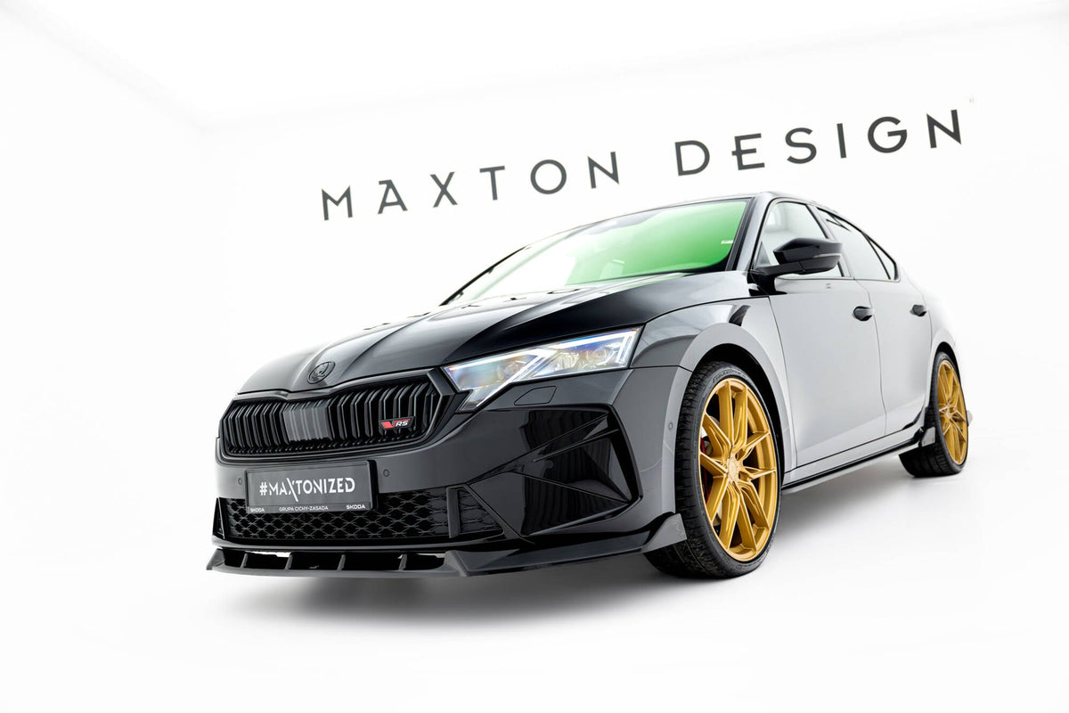 Splitter delantero V.2 para Skoda Octavia RS Liftback / Combi Mk4 Facelift