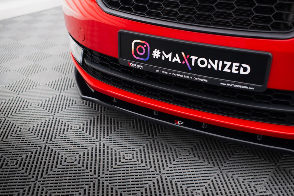 Splitter delantero V.2 para Skoda Rapid