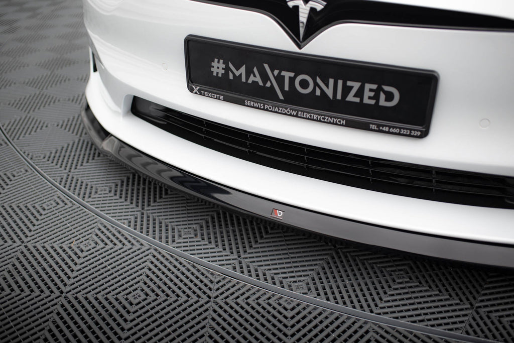 Splitter delantero V.2 para Tesla Model S Plaid Mk1 Facelift