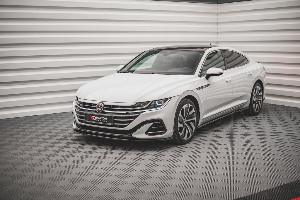 Splitter delantero V.2 para Volkswagen Arteon R-Line Sedan / Shooting Brake Mk1 Facelift