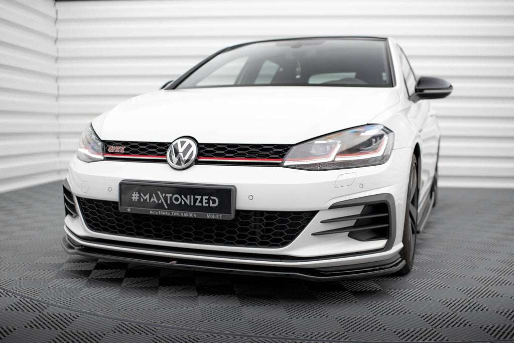 Splitter delantero V.2 para Volkswagen Golf GTI / GTD Mk7 Facelift