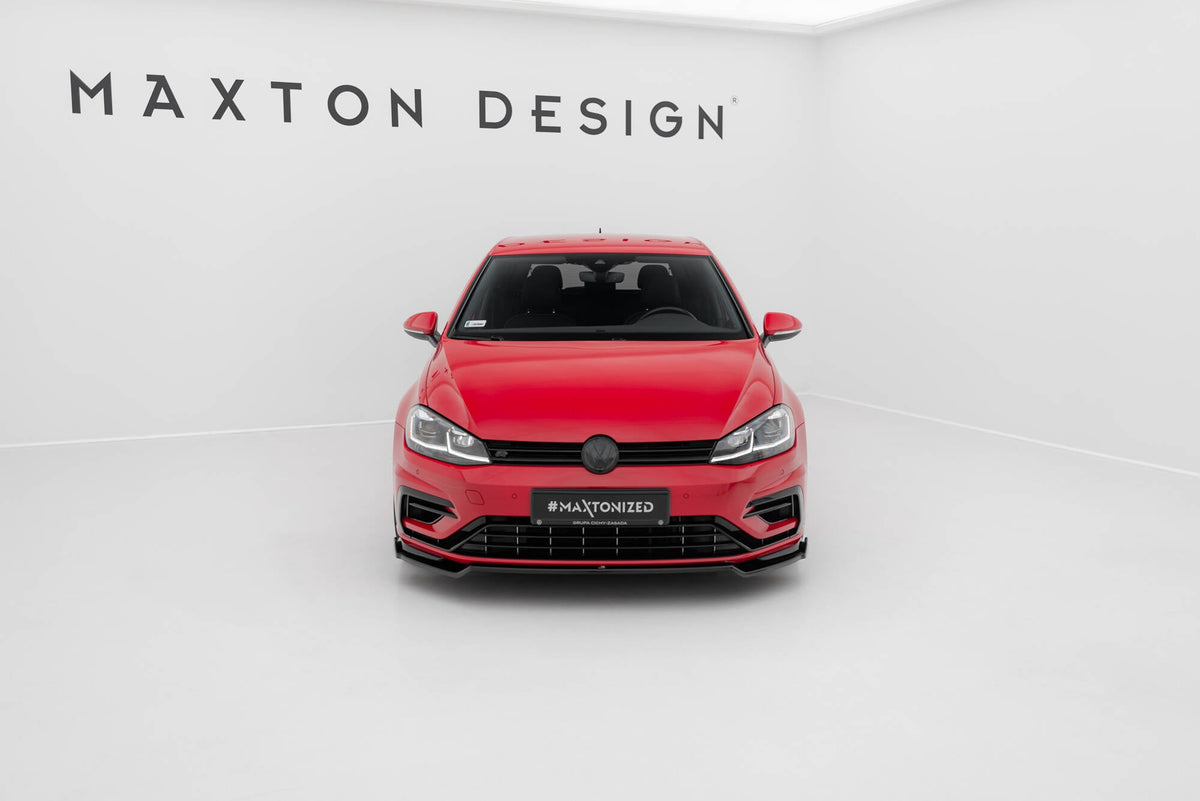 Splitter delantero V.2 para Volkswagen Golf R / R-Line Mk7 Facelift