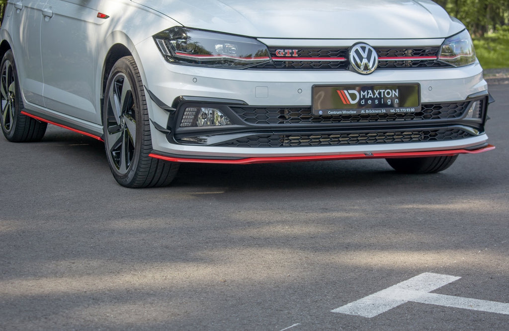 Splitter delantero V.2 para Volkswagen Polo GTI / R-line Mk6
