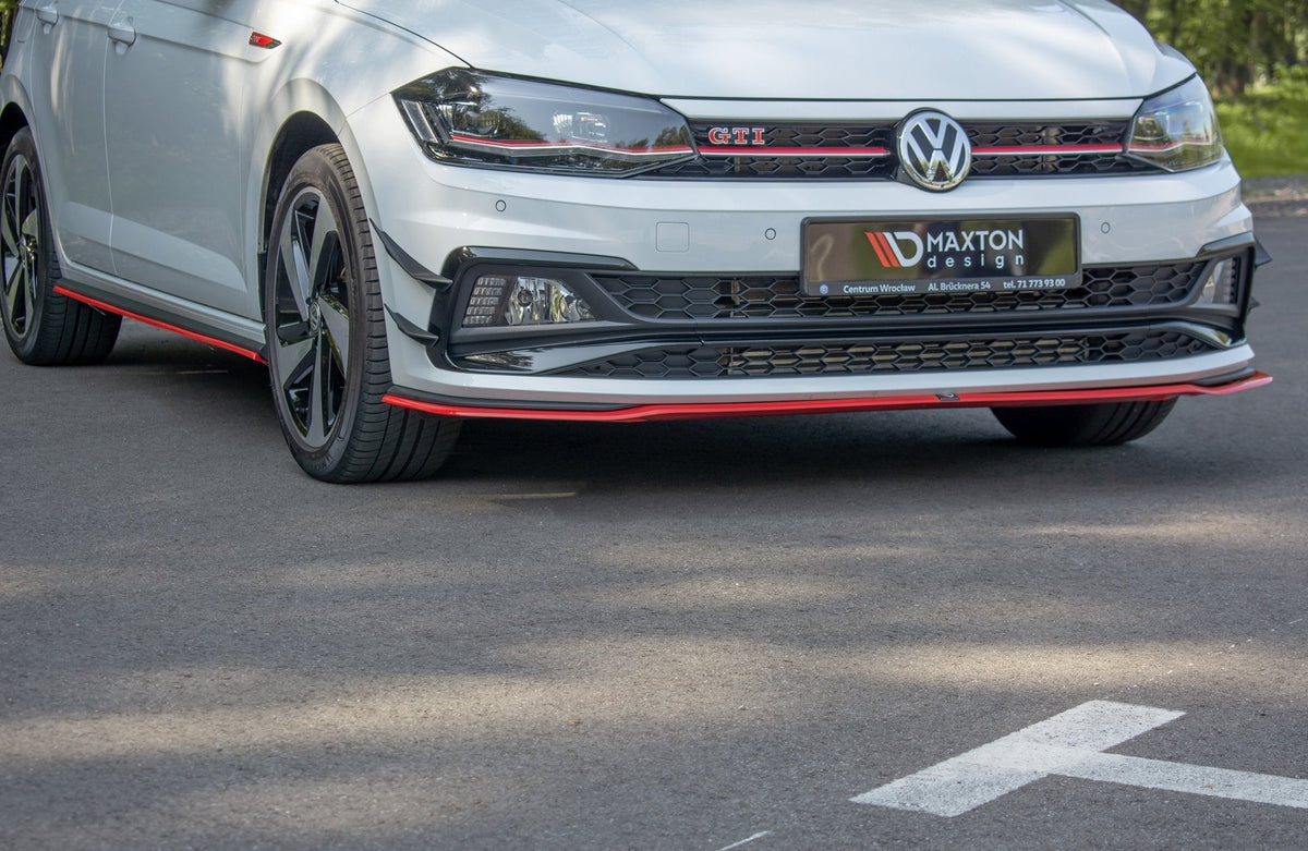Splitter delantero V.2 para Volkswagen Polo GTI / R-line Mk6
