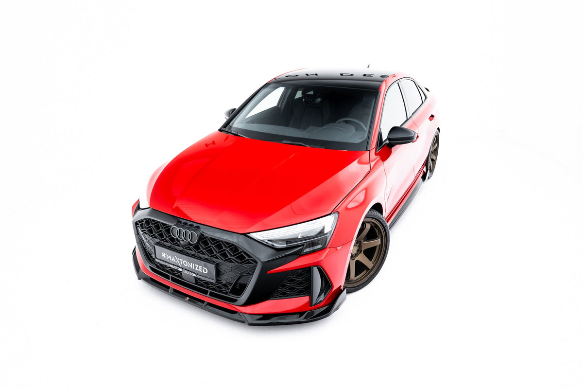 Splitter delantero V.3 para Audi RS3 Sedan 8Y Facelift