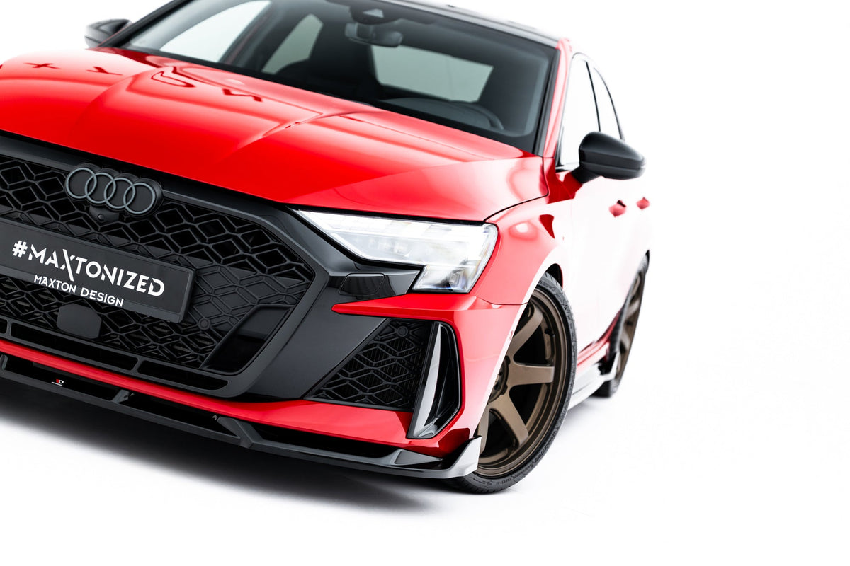 Splitter delantero V.3 para Audi RS3 Sedan 8Y Facelift