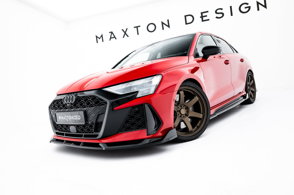 Splitter delantero V.3 para Audi RS3 Sedan 8Y Facelift