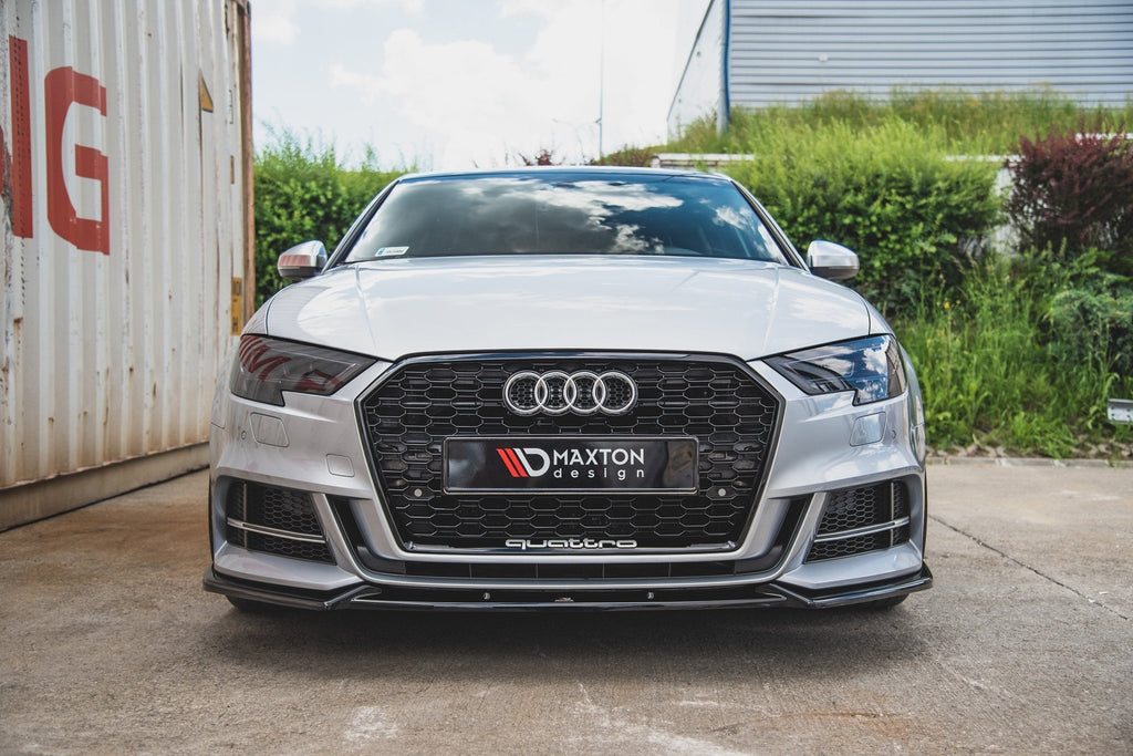 Splitter delantero V.3 para Audi S3 / A3 S-Line 8V Facelift Sedan