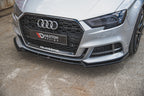 Splitter delantero V.3 para Audi S3 / A3 S-Line 8V Facelift Sedan