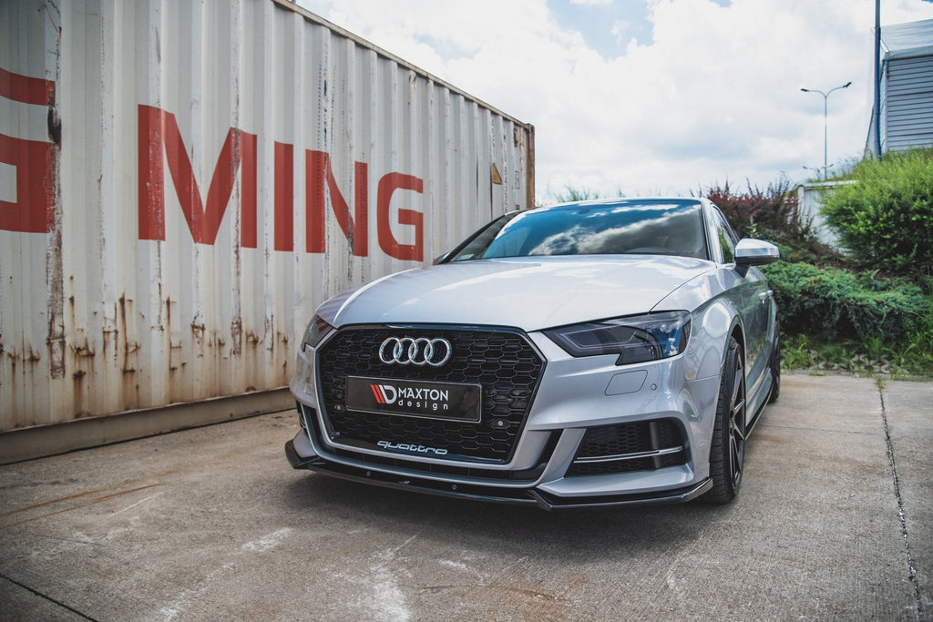 Splitter delantero V.3 para Audi S3 / A3 S-Line 8V Facelift Sedan