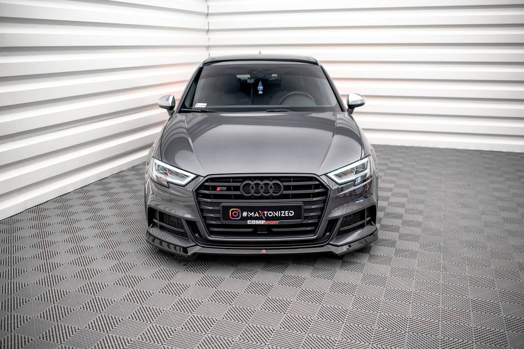 Splitter delantero V.3 para Audi S3 / A3 S-Line Sportback 8V Facelift
