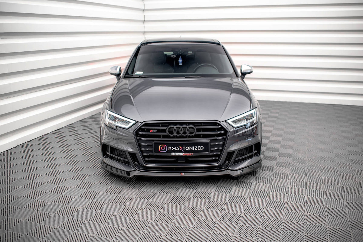 Splitter delantero V.3 para Audi S3 / A3 S-Line Sportback 8V Facelift