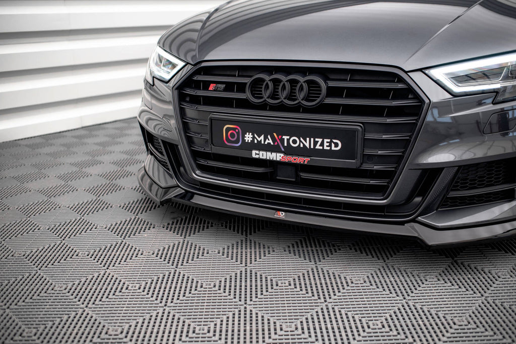 Splitter delantero V.3 para Audi S3 / A3 S-Line Sportback 8V Facelift