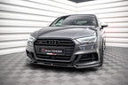 Splitter delantero V.3 para Audi S3 / A3 S-Line Sportback 8V Facelift