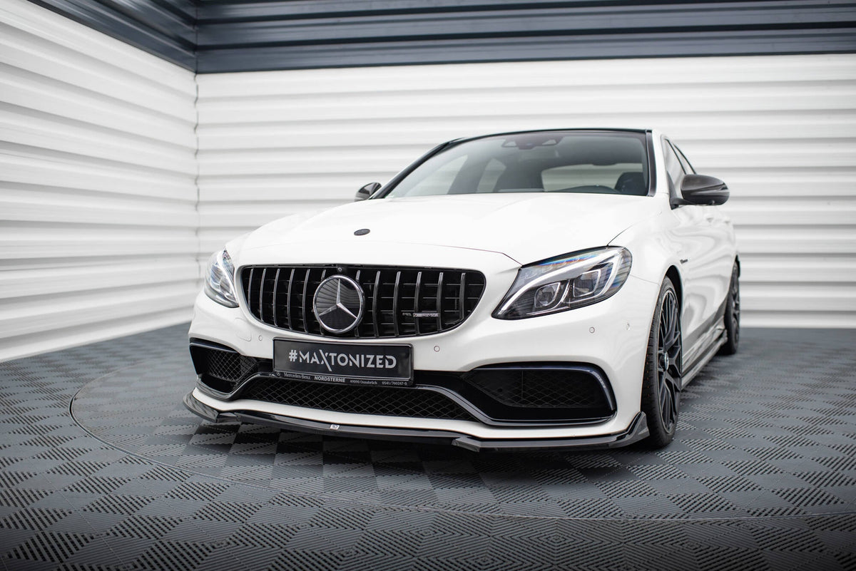 Splitter delantero V.3 para Mercedes-AMG C63 Sedan / Estate W205 / S205