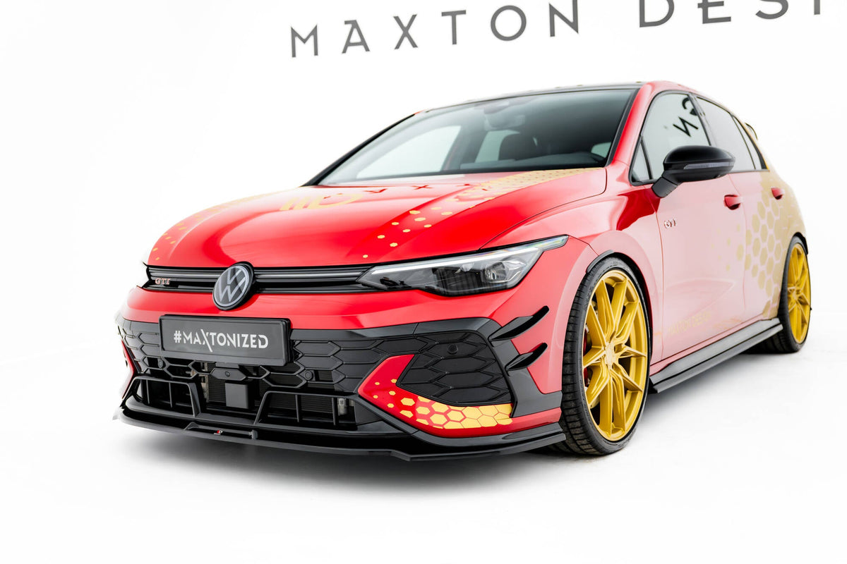 Splitter delantero V.3 para Volkswagen Golf GTI Clubsport Mk8 Facelift