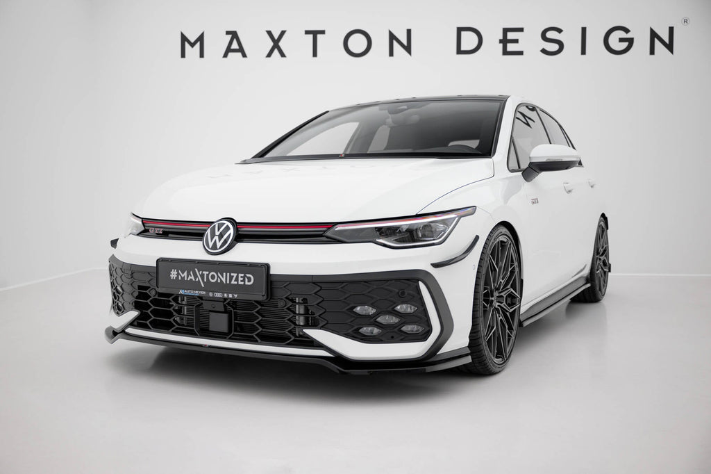 Splitter delantero V.3 para Volkswagen Golf GTI / GTE / R-Line Mk8 Facelift