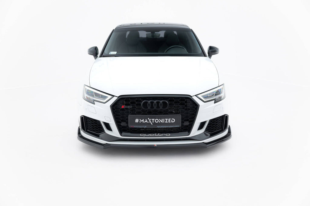 Splitter delantero V.4 para Audi RS3 Sedan 8V Facelift