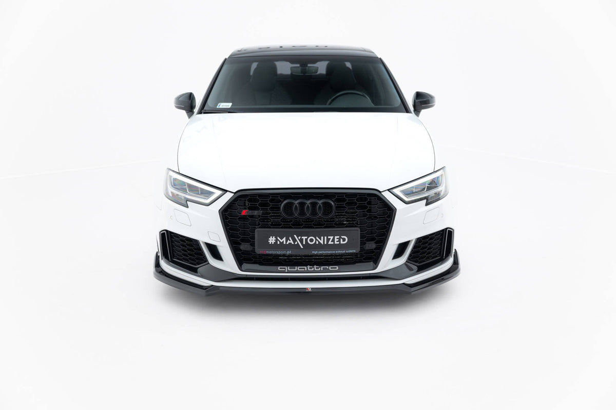 Splitter delantero V.4 para Audi RS3 Sedan 8V Facelift