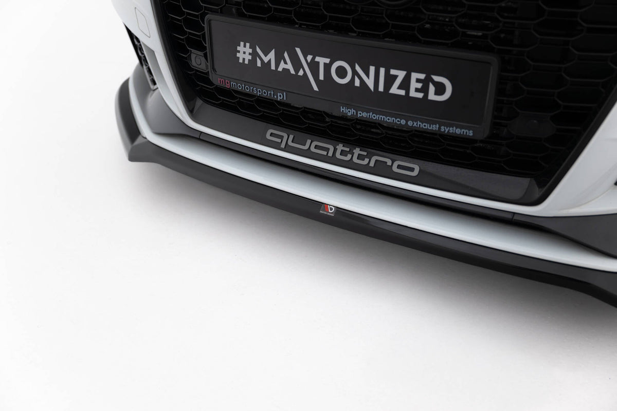 Splitter delantero V.4 para Audi RS3 Sedan 8V Facelift