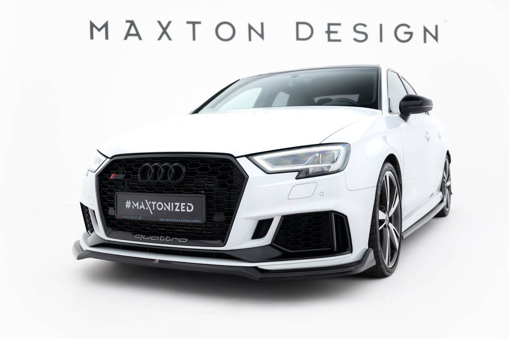 Splitter delantero V.4 para Audi RS3 Sedan 8V Facelift