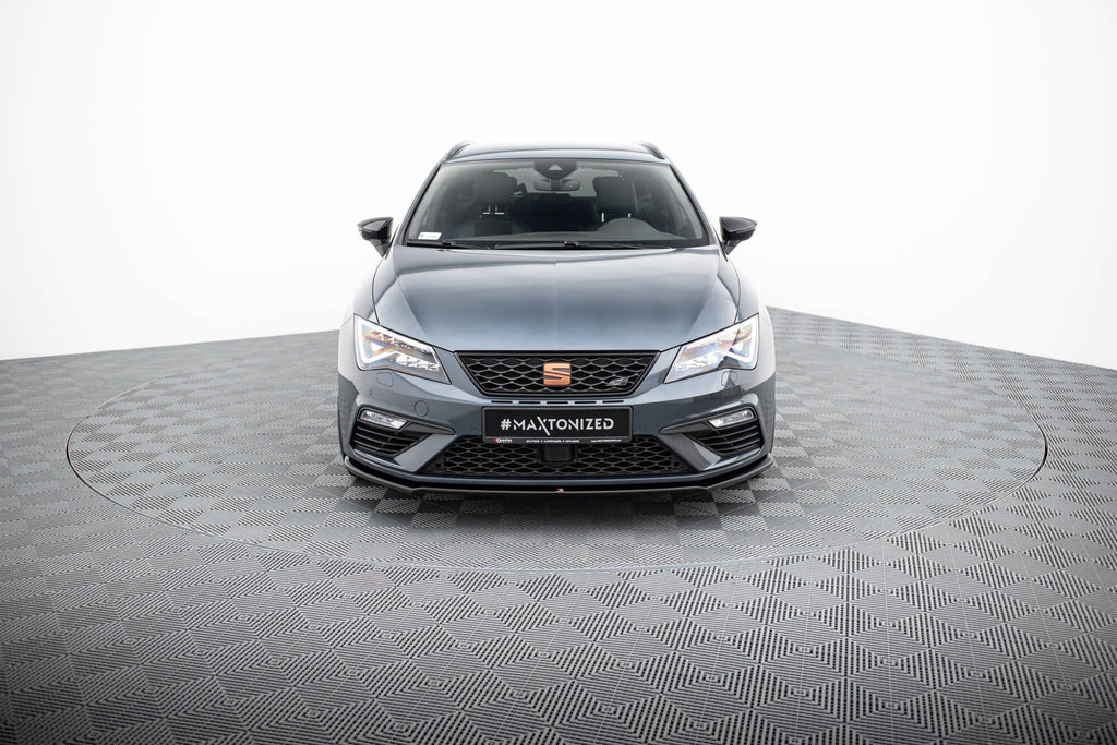 Splitter delantero V.4 para Seat Leon Cupra / FR Mk3 Facelift