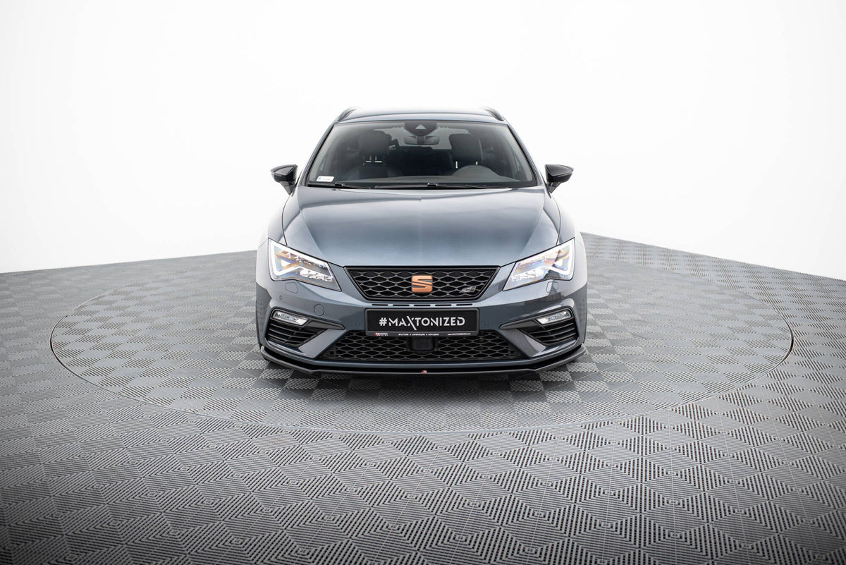 Splitter delantero V.4 para Seat Leon Cupra / FR Mk3 Facelift