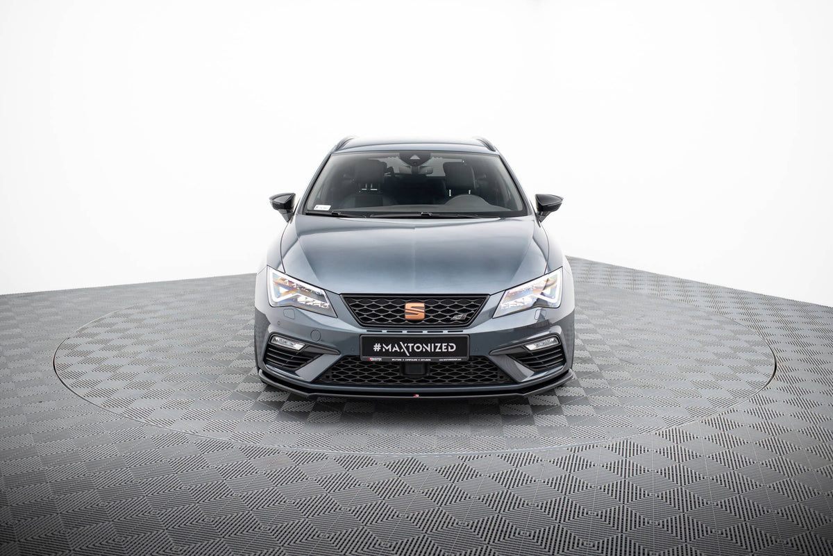 Splitter delantero V.4 para Seat Leon Cupra / FR Mk3 Facelift
