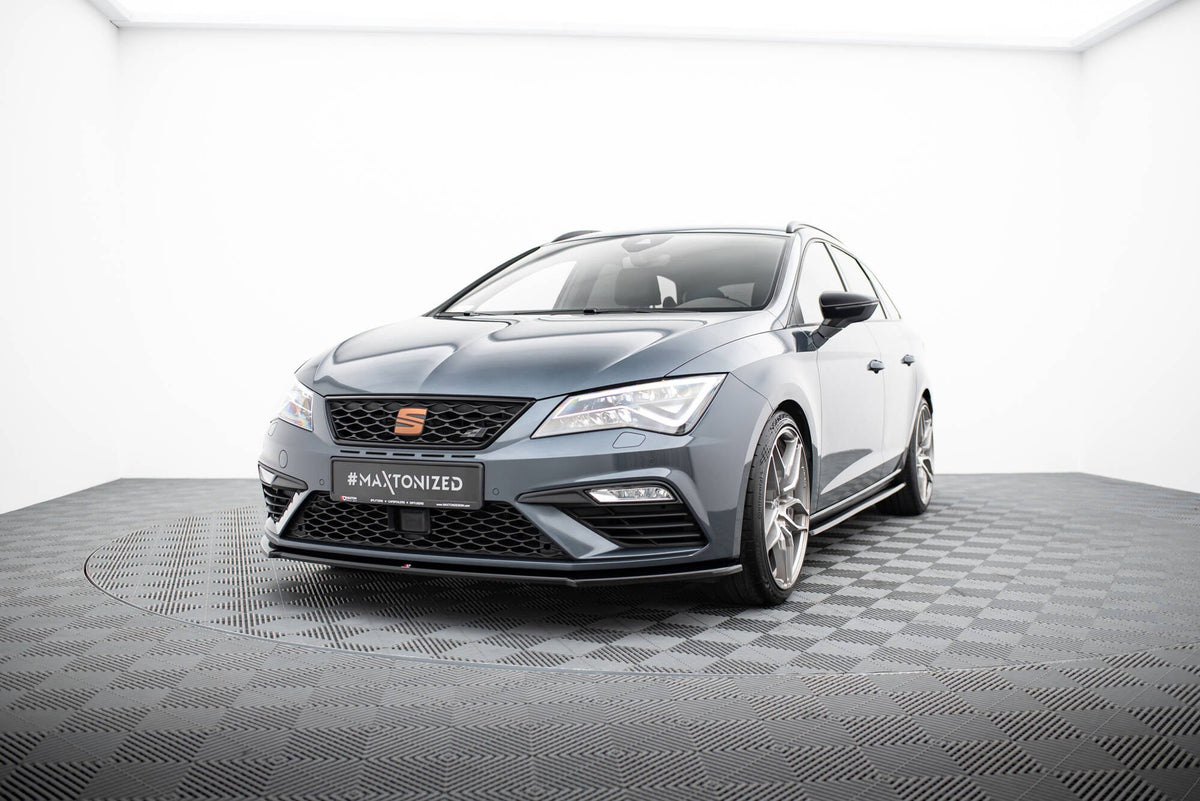 Splitter delantero V.4 para Seat Leon Cupra / FR Mk3 Facelift