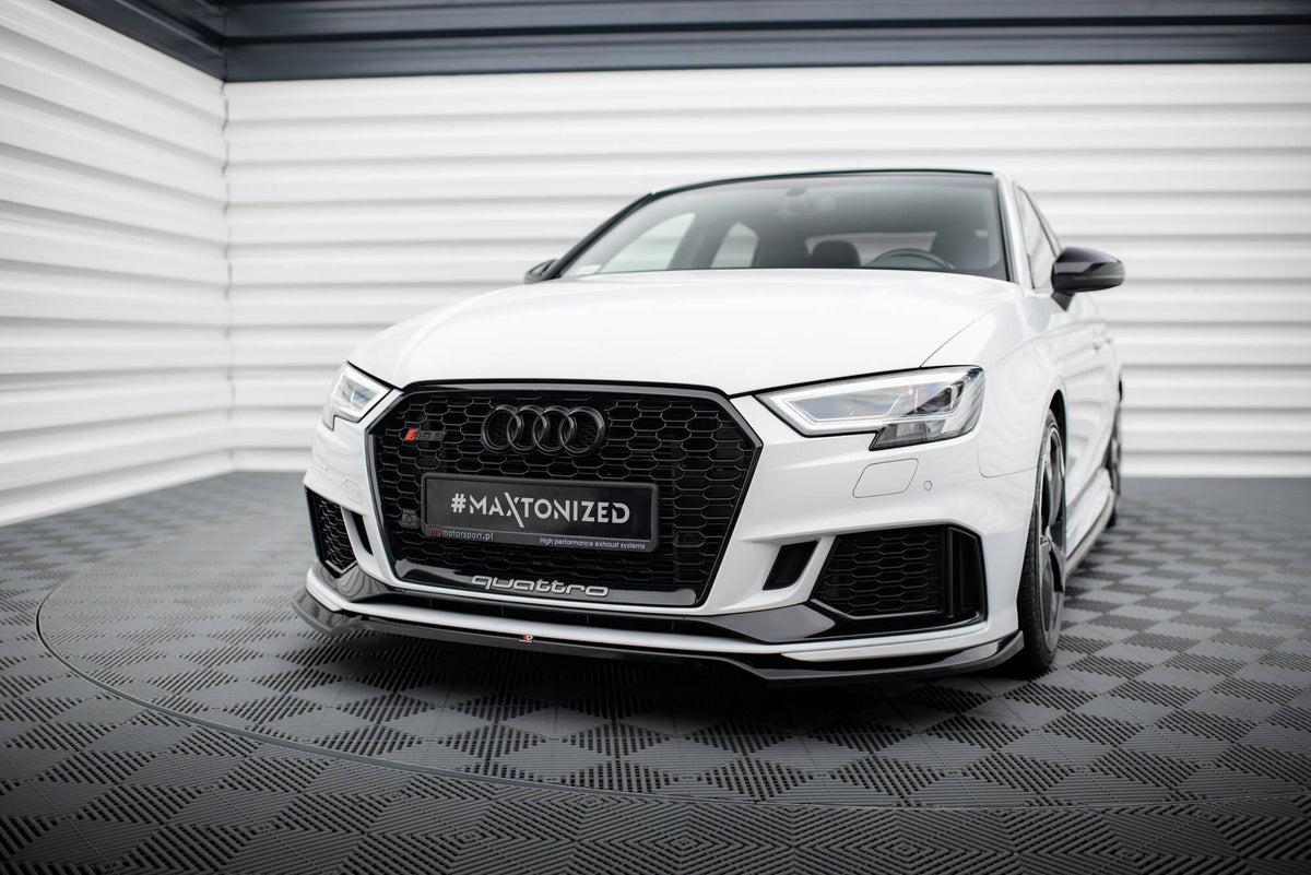 Splitter delantero V.5 para Audi RS3 Sedan 8V Facelift