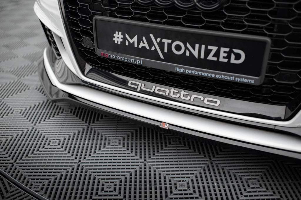 Splitter delantero V.5 para Audi RS3 Sedan 8V Facelift