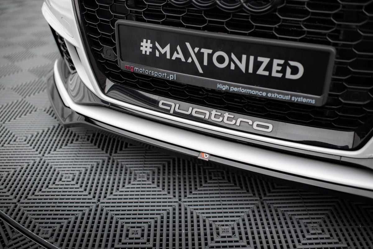 Splitter delantero V.5 para Audi RS3 Sedan 8V Facelift