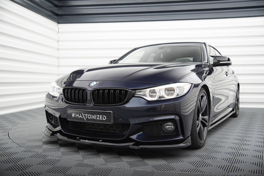 Splitter delantero V.6 para BMW 4 Coupe / Gran Coupe / Cabrio M-Pack F32 / F36 / F33