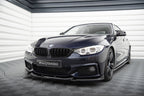 Splitter delantero V.6 para BMW 4 Coupe / Gran Coupe / Cabrio M-Pack F32 / F36 / F33