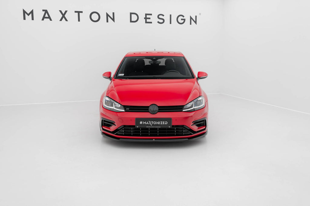 Splitter delantero V.6 para Volkswagen Golf R / R-Line Mk7 Facelift