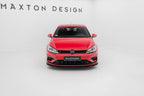 Splitter delantero V.9 para Volkswagen Golf R / R-Line Mk7 Facelift