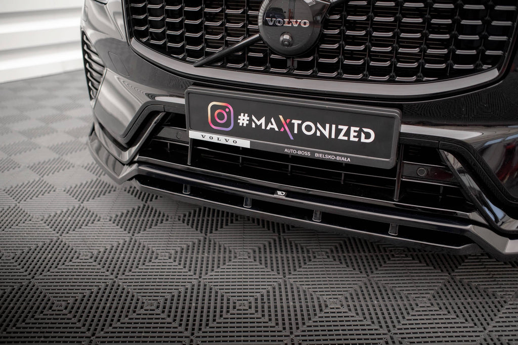 Splitter delantero para Volvo XC60 R-Design Mk2 Facelift